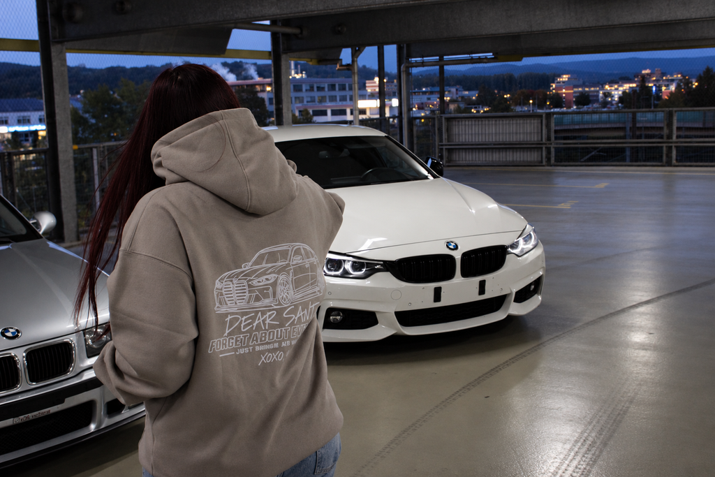 Oversized Sweatshirt Jacke Santa