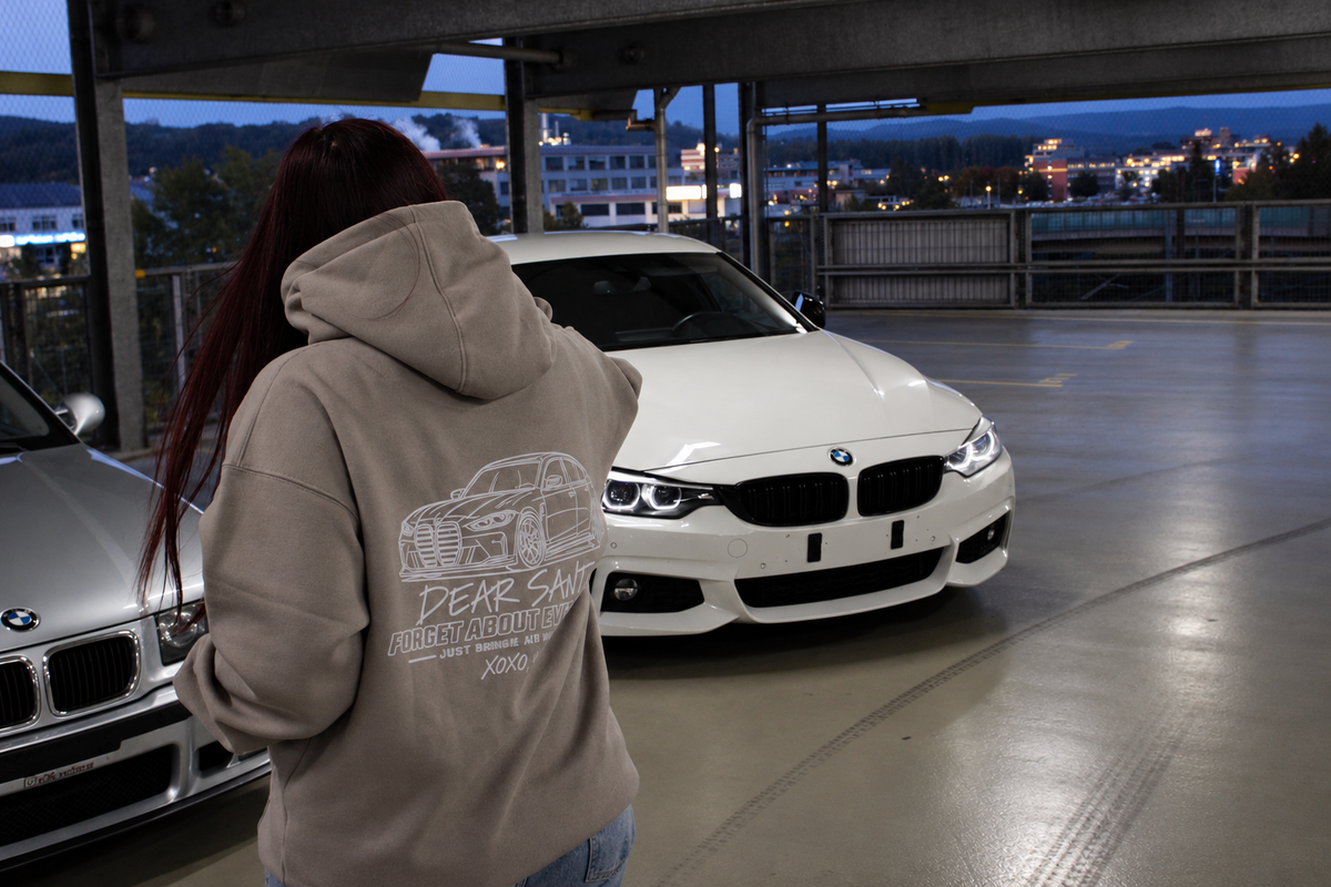 Oversized Sweatshirt Jacke Santa